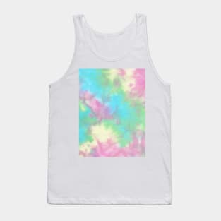 Summr Tie Dye Rainbow Candy Tank Top